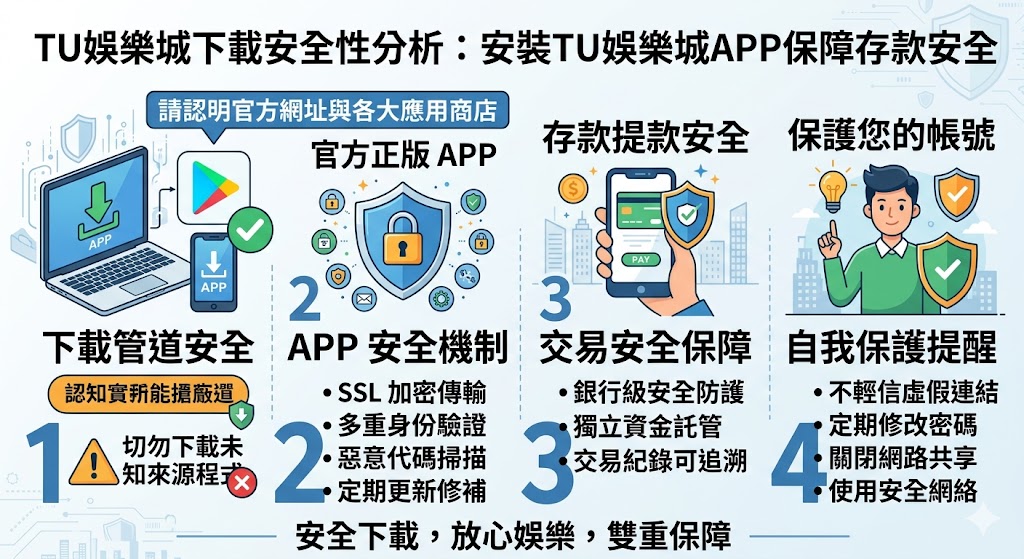 TU娛樂城下載安全性分析：安裝TU娛樂城APP保障存款安全。