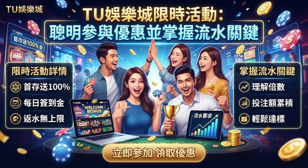 聰明參與優惠並掌握流水關鍵